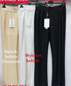 Spodnie Damskie,Size m/l-xl/2xl, paczka 12szt, mix kolor