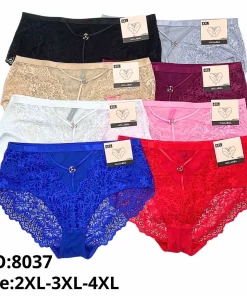 Majtki Damskie,Size 2xl-4xl, paczka 24szt, mix kolor
