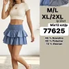 Spódnica krótka Damskie, Size m/l-xl/xl, paczka 12szt, mix kolor