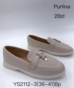 Buty Mokasyny DAMSKIE (36- 41, 8par)