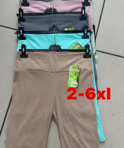 Legginsy Damskie,Size 2xl-6xl, paczka 12szt, mix kolor