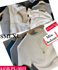 Bluzki Damskie, size s/m-l/xl, paczka 12szt, mix kolor