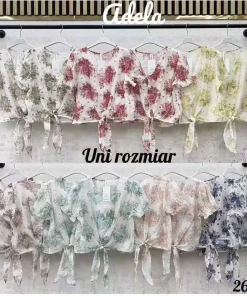 Bluzki DAMSKA WŁOSKA, Size uni ,paczka 6szt mix kolor (Sao chép)