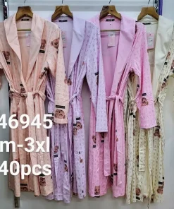 Szlafrok Damskie, Size m-3xl, paczka 15szt, mix kolor (Sao chép)