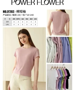 Bluzki Damskie, size s/m-l/xl, paczka 24szt, mix kolor