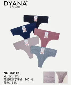 Majtki Damskie, size xl-3xl, paczka 24szt, mix kolor