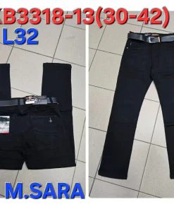 Spodnie JEANSOWE MĘSKA ,size 30-42,paczka 12szt, 1kolor