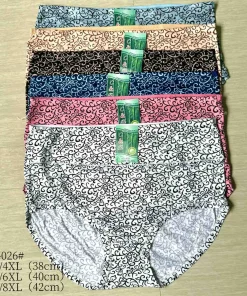 Majtki Damskie,Size 3xl/4xl-7xl/8xl, paczka 24szt, mix kolor