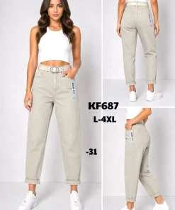 Jeansy damskie, Size l-4xl,paczka 10zt, 1kolor (Sao chép)