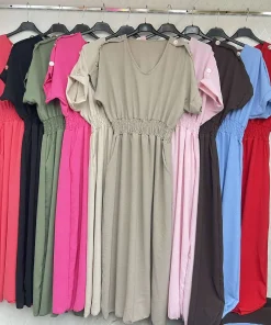 Sukienki damskie wloskie, Size uni ,paczka 6szt mix kolor