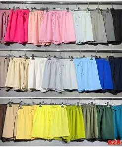 Spodenki damskie wloskie, Size uni ,paczka 6szt mix kolor