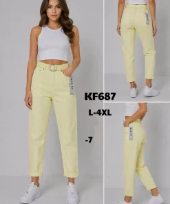 Jeansy damskie, Size l-4xl,paczka 10zt, 1kolor (Sao chép)