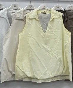 Bluzki Damskie wloskie, Size uni ,paczka 6szt,mix kolor