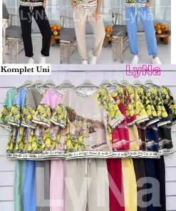 Komplety DAMSKA WŁOSKA, Size uni ,paczka 6szt mix kolor