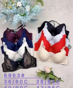 Biustonosz C Damskie,Size 36/80-42/95, paczka 6szt, 1 kolor