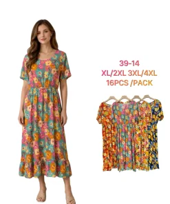 Sukienki Damskie, Size xl/2xl-3/4xl, paczka 16szt, mix kolor (Sao chép)