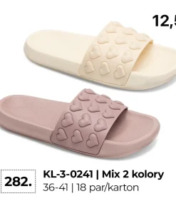 Klapki DAMSKIE (36-41, 18par)