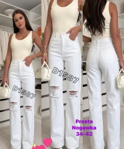 Jeansy damskie ,size 25-30,paczka 12szt, 1kolor (Sao chép)