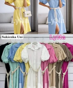 Sukienki DAMSKA WŁOSKA, Size uni ,paczka 6szt mix kolor (Sao chép)