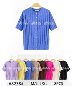 Bluzki Damskie, Size m/l-xl/2xl , paczka 8szt, mix kolor (Sao chép)