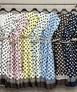 Sukienki Damskie wloskie, Size uni ,paczka 6szt,mix kolor