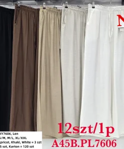 Spodnie Damskie,Size s/m-xl/2xl, paczka 12szt, mix kolor