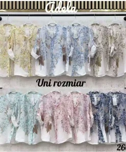 Bluzki DAMSKA WŁOSKA, Size uni ,paczka 6szt mix kolor (Sao chép)