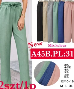 Spodnie Damskie,Size m-2xl, paczka 12szt, mix kolor