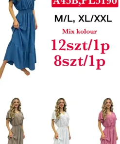 Sukienki Damskie, Size uni, paczka 12szt, 1 kolor (Sao chép)