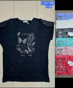 Bluzki DAMSKA , Size l/xl-4/5xl,paczka 12szt mix kolor (Sao chép)