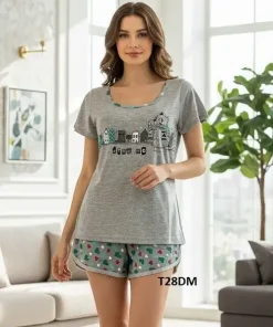 Piżamy DAMSKI ,size s-2xl,paczka 10szt,szary kolor