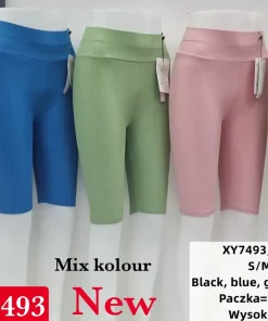 Legginsy Damskie, Size s/m-2xl/3xl, paczka 12szt, mix kolor (Sao chép)
