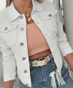 Kurtki Jeansowe Damskie, Size xl-7xl, paczka 7szt, 1 kolor (Sao chép)