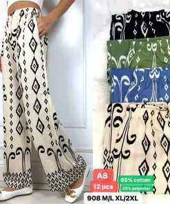 Spodnie Damskie,Size m/l-xl/2xl, paczka 12szt, mix kolor