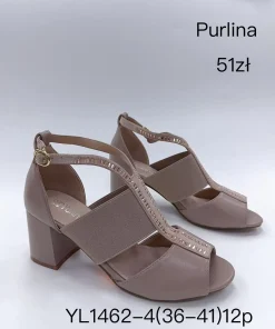 Buty Sandaly na Obcasie DAMSKIE (36- 41, 12par)