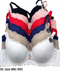 Biustonosz C Damskie,Size 80-95, paczka 6szt, 1 kolor