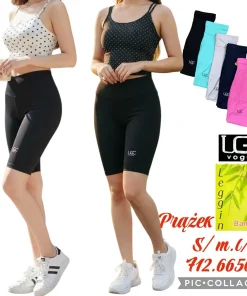 Leginsy Damskie,Size s/m-l/xl, paczka 12szt, mix kolor
