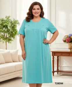 Koszule nocne damskie ,size 4-8xl,paczka 10szt,mix kolor