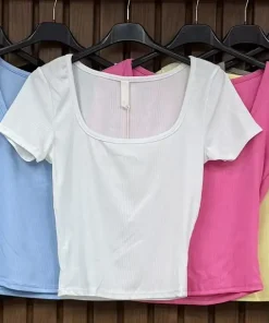 Bluzki DAMSKA WŁOSKA, Size uni ,paczka 6szt mix kolor (Sao chép)
