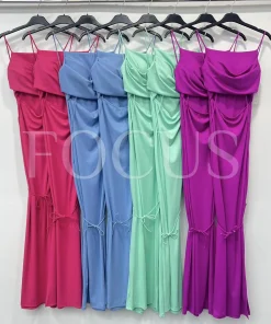 Sukienki damskie wloskie, Size uni ,paczka 6szt mix kolor