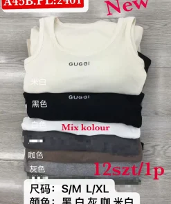 Bluzki Damskie, size s/m-l/xl, paczka 12szt, mix kolor