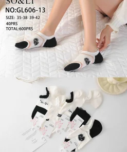 Stopki Damskie,Size 35-42, paczka 40szt, mix kolor