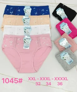 Majtki Damskie,Size 2xl-4xl, paczka 24szt, mix kolor