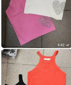 Bluzki Damskie, Size uni, paczka 12szt, mix kolor (Sao chép)