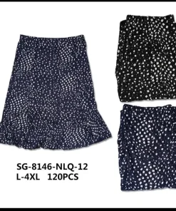 Spódnica damskie,size l-4xl,paczka 12szt,mix kolor