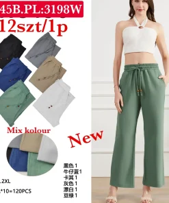 Spodnie Damskie,Size m-2xl, paczka 12szt, mix kolor