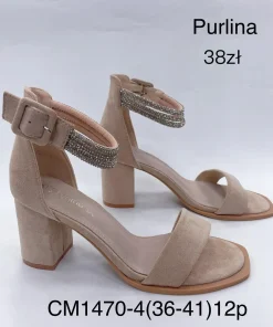 Buty Sandaly na Obcasie DAMSKIE (36- 41, 12par)