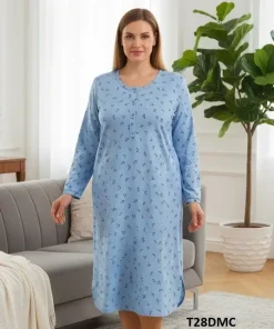 Koszule nocne DAMSKI ,size l-4xl,paczka 10szt,mix kolor