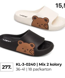 Klapki DAMSKIE (36- 41, 18par)