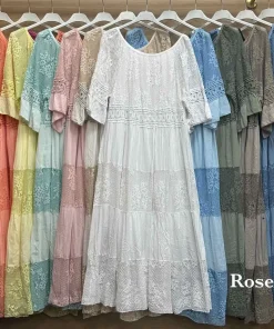 Sukienki damskie,size uni duze rozmiary ,paczka 6szt, mix kolor